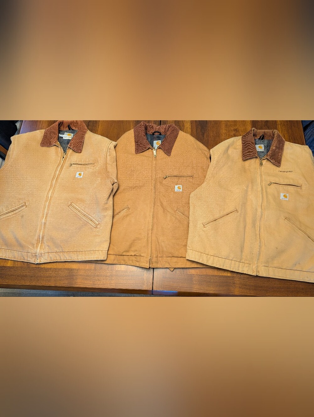 Carhartt Detroit Jackets, JO1,J001,J001, All Have Tags